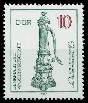 DDR 1986 Nr 2993 postfrisch SB621D2