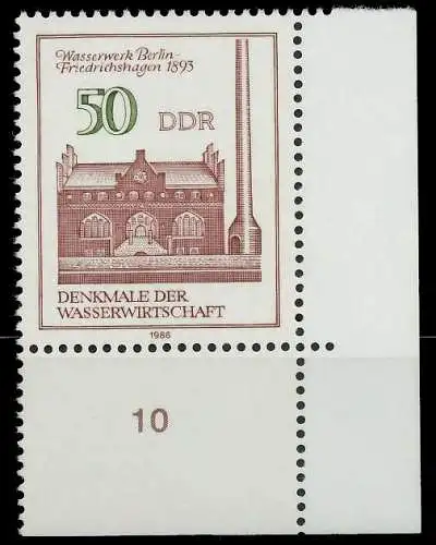 DDR 1986 Nr 2995 postfrisch ECKE-URE 0CC43A