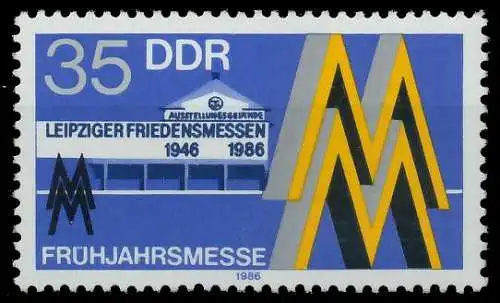 DDR 1986 Nr 3003 postfrisch SB6227E