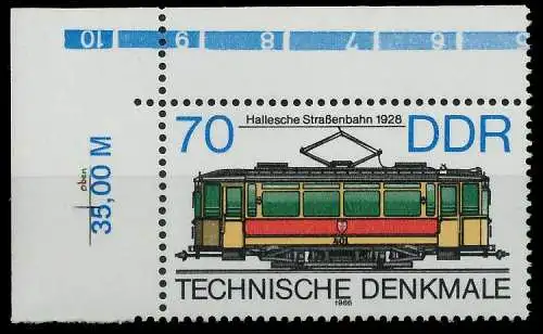 DDR 1986 Nr 3018 postfrisch ECKE-OLI 0CC656