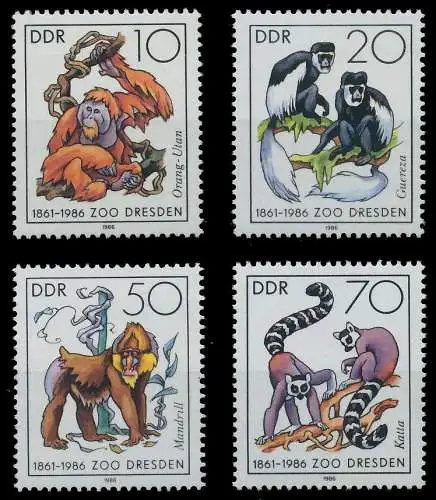 DDR 1986 Nr 3019-3022 postfrisch SB624A2
