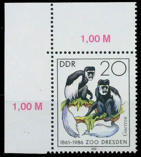 DDR 1986 Nr 3020 postfrisch ECKE-OLI 0CC6EA