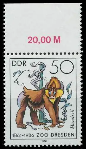 DDR 1986 Nr 3021 postfrisch ORA 0D2642