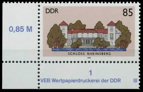 DDR 1986 Nr 3034 postfrisch ECKE-ULI 0D279E