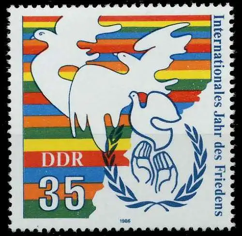 DDR 1986 Nr 3036 postfrisch SB68DAE