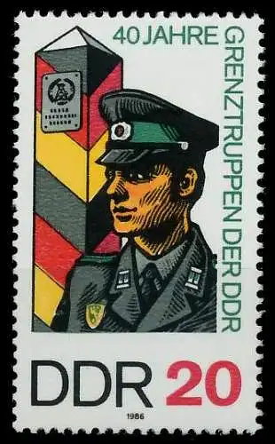 DDR 1986 Nr 3048 postfrisch SB68DEE