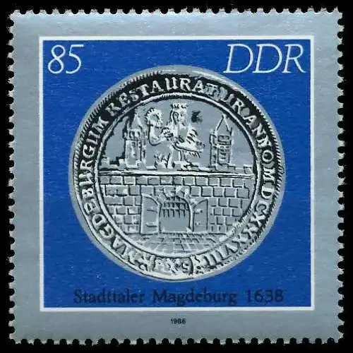 DDR 1986 Nr 3043 postfrisch SB68E2A
