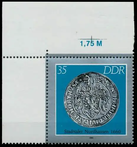 DDR 1986 Nr 3041 postfrisch ECKE-OLI 0D2876