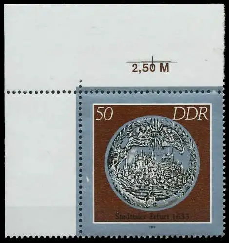 DDR 1986 Nr 3042 postfrisch ECKE-OLI 0D2882