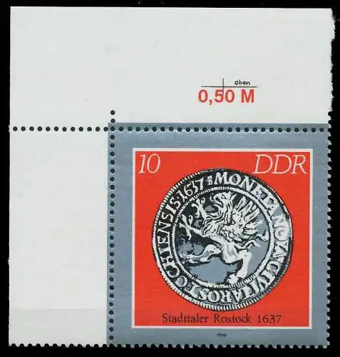 DDR 1986 Nr 3040 postfrisch ECKE-OLI 0D288A