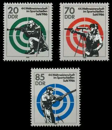 DDR 1986 Nr 3045-3047 postfrisch SB68EC6