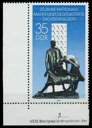 DDR 1986 Nr 3051 postfrisch ECKE-ULI 0D298E