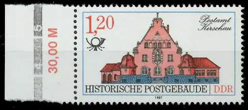 DDR 1987 Nr 3070 postfrisch SRA 0D2AEE