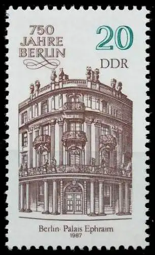DDR 1987 Nr 3071 postfrisch SB69136