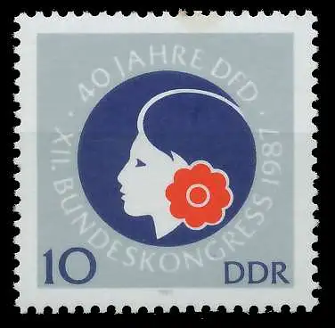 DDR 1987 Nr 3079 postfrisch SB691FA