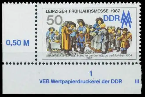 DDR 1987 Nr 3081 postfrisch ECKE-ULI 0D2CAA