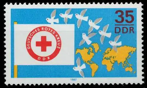 DDR 1987 Nr 3088 postfrisch SB69302