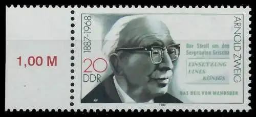 DDR 1987 Nr 3092 postfrisch SRA 0D2DCA