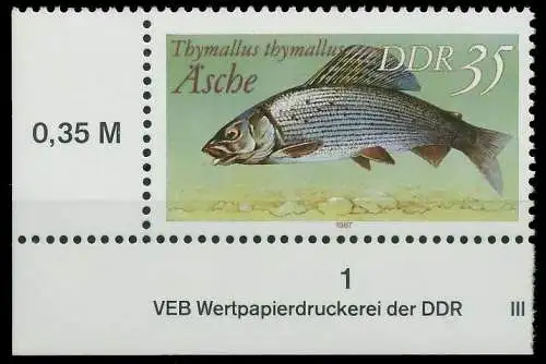 DDR 1987 Nr 3098I postfrisch ECKE-ULI 0D962E