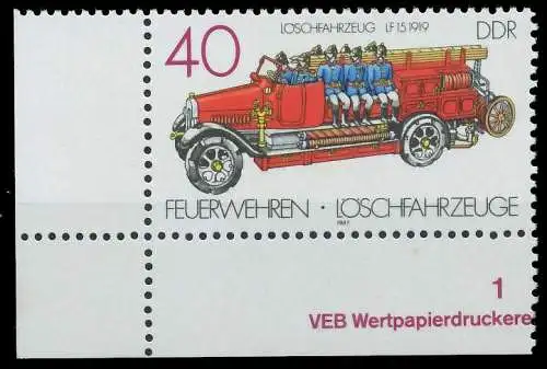 DDR 1987 Nr 3103 postfrisch ECKE-ULI 0D96D2