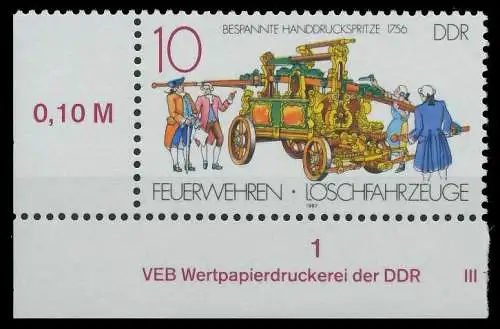DDR 1987 Nr 3101 postfrisch ECKE-ULI 0D9712