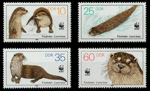 DDR 1987 Nr 3107-3110 postfrisch SB6FD2E