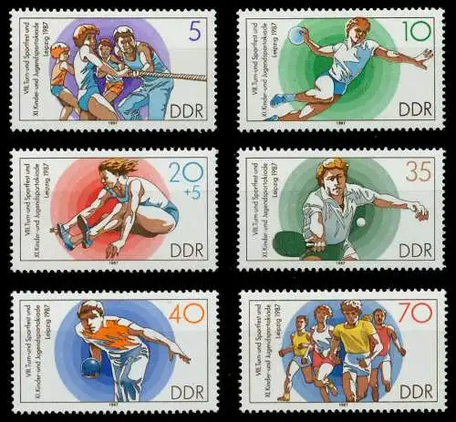 DDR 1987 Nr 3111-3116 postfrisch SB6FDEE