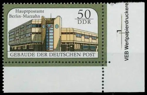 DDR 1988 Nr 3147 postfrisch ECKE-URE 0D9ADE