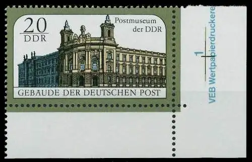 DDR 1988 Nr 3146 postfrisch ECKE-URE 0D9AEE