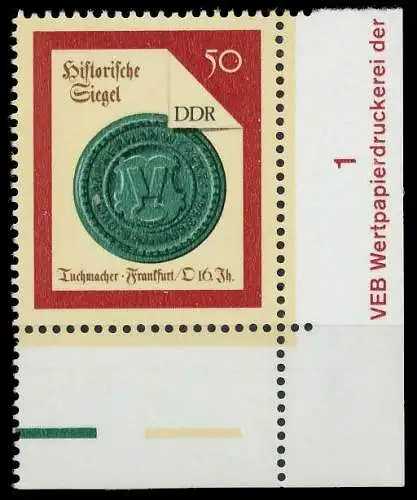 DDR 1988 Nr 3159 postfrisch ECKE-URE 0D9CCA