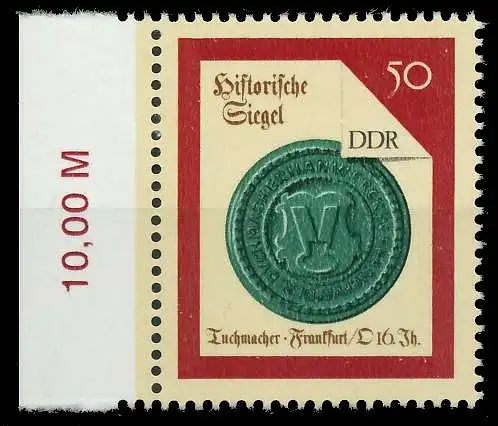 DDR 1988 Nr 3159 postfrisch SRA 0D9CCE