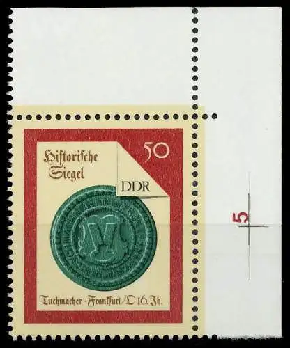 DDR 1988 Nr 3159 postfrisch ECKE-ORE 0D9CDA