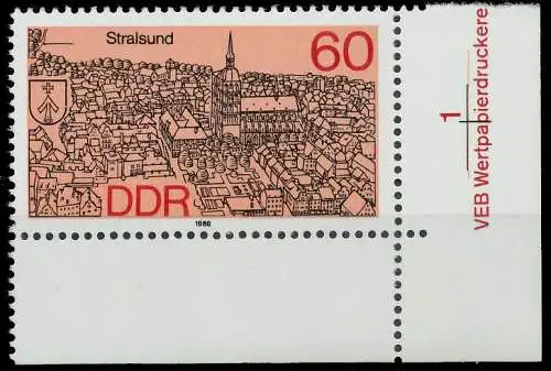 DDR 1988 Nr 3164 postfrisch ECKE-URE 0DDD66