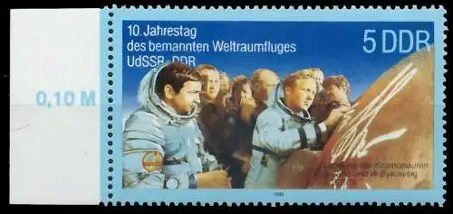 DDR 1988 Nr 3170 postfrisch SRA 0DDDEE