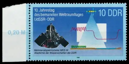 DDR 1988 Nr 3171 postfrisch SRA 0DDE22