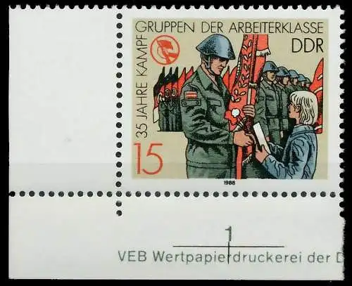 DDR 1988 Nr 3179 postfrisch ECKE-ULI 0DDEA2