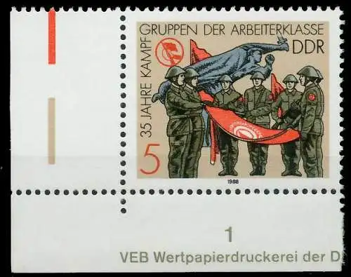 DDR 1988 Nr 3177 postfrisch ECKE-ULI 0DDEA6