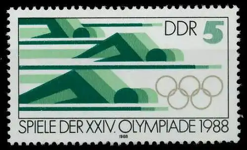 DDR 1988 Nr 3183 postfrisch SB74CC2