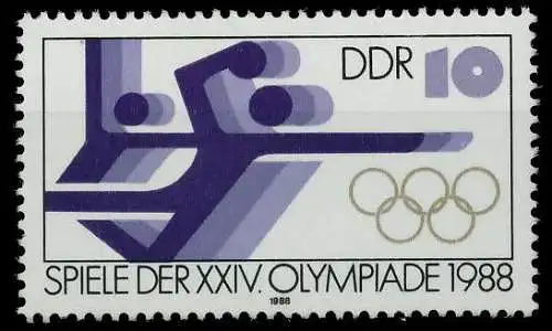 DDR 1988 Nr 3184 postfrisch SB74CDA