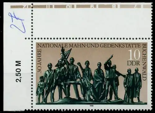 DDR 1988 Nr 3197 postfrisch ECKE-OLI 0DE02A