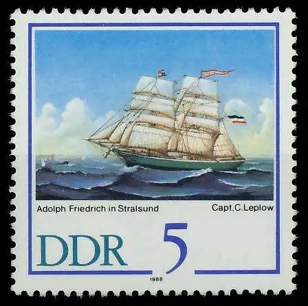 DDR 1988 Nr 3198 postfrisch SB74E22