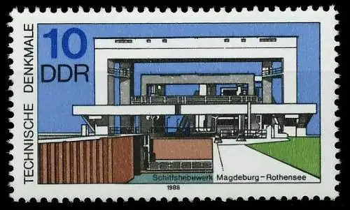 DDR 1988 Nr 3204 postfrisch SB74EA6