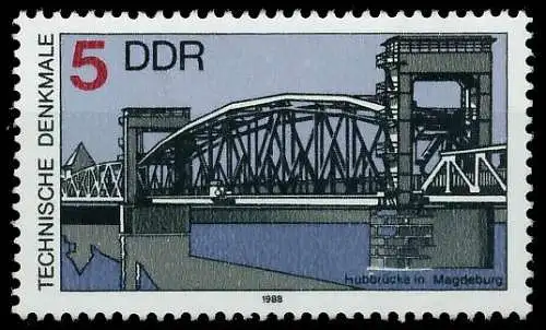 DDR 1988 Nr 3203 postfrisch SB74E96