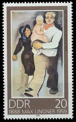 DDR 1988 Nr 3211 postfrisch SB74F32