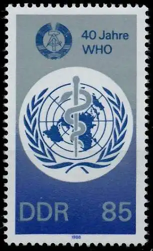 DDR 1988 Nr 3214 postfrisch SB74F76