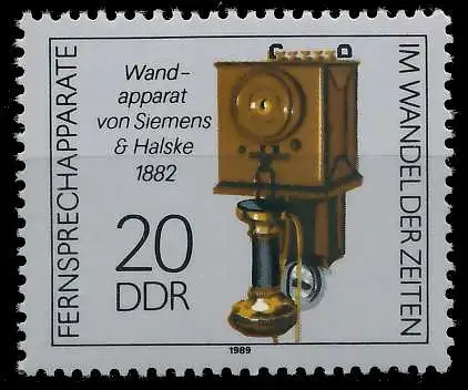 DDR 1989 Nr 3227 postfrisch SB7513A