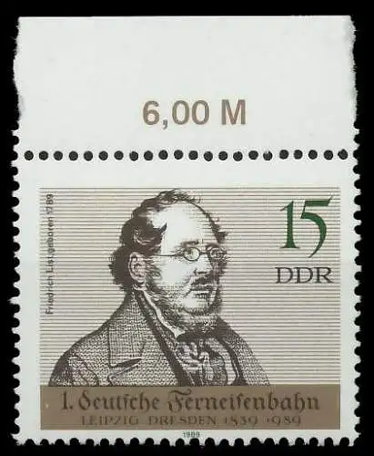 DDR 1989 Nr 3238 postfrisch ORA 0E3C4E