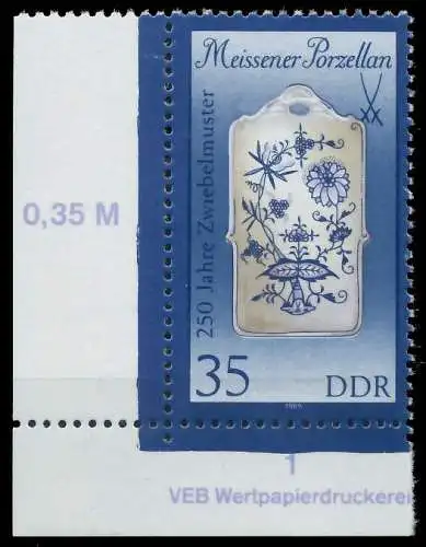 DDR 1989 Nr 3243I postfrisch ECKE-ULI 0E3CB6