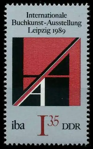 DDR 1989 Nr 3247 postfrisch SB7B31E