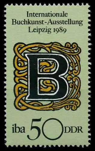DDR 1989 Nr 3246 postfrisch SB7B302